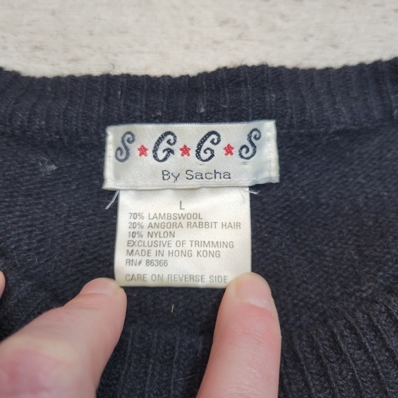 SGGS By Sacha Vintage Holiday Christmas Sweater Size Large - Picture 2 of 5